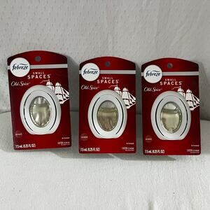Lot of 3 Febreze Old Spice Small Spaces Odor-Fighting Air Fresheners